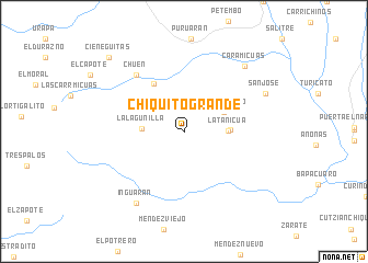 map of Chiquito Grande