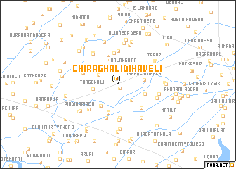 map of Chirāgh Ali di Haveli