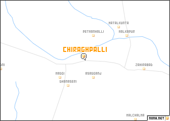 map of Chirāghpalli