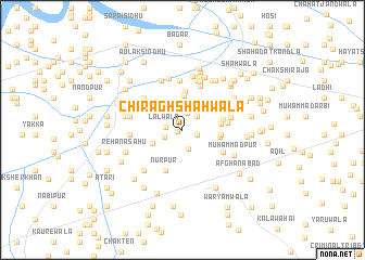 map of Chirāgh Shāhwāla