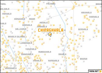 map of Chirāghwāla