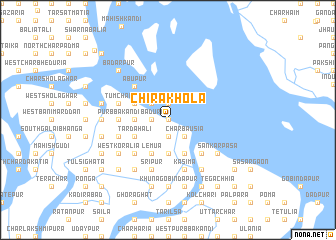 map of Chirākhola