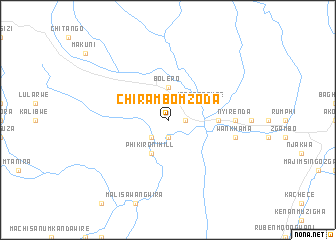 map of Chirambo Mzoda