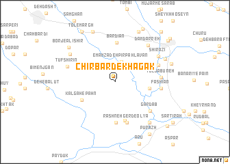 map of Chīr Bard-e Khāgak