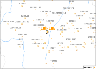 map of Chirche