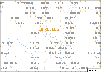 map of Chirculeşti