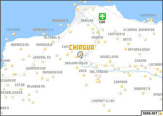 map of Chirgua