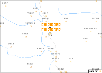 map of Chʼirī Āger