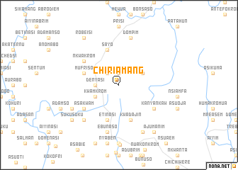 map of Chiriamang