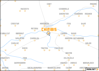 map of Chiribiş