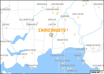 map of Chiricahueto