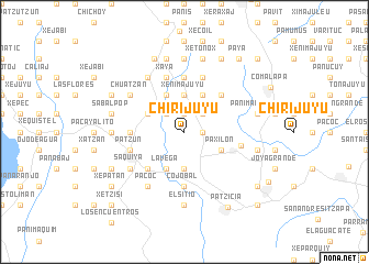 map of Chirijuyú