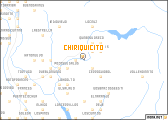 map of Chiriquicito