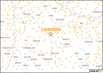 map of Chirkandi