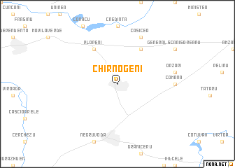 map of Chirnogeni