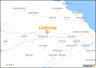 map of Chirnside