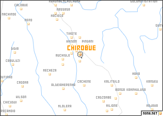 map of Chirobue