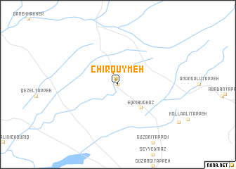 map of Chīr Qūymeh