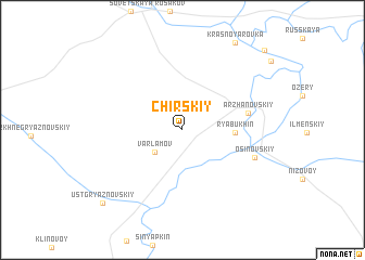 map of Chirskiy