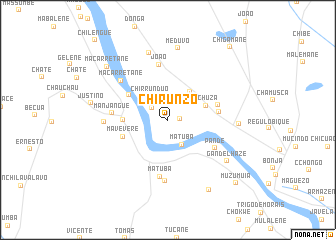 map of Chirunzo