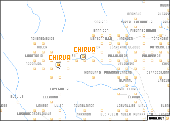 map of Chirvá