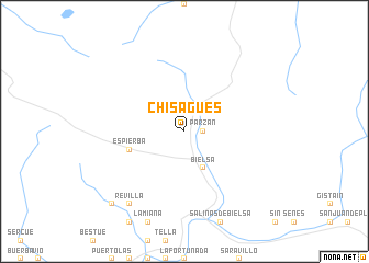 map of Chisagüés