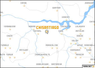 map of Chisantiago