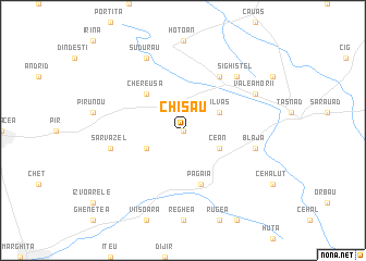 map of Chisău