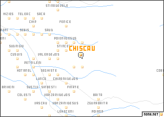 map of Chişcău