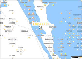 map of Chiselele