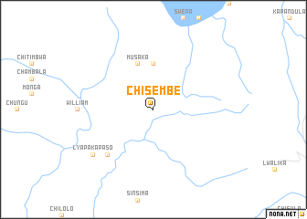map of Chisembe