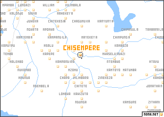 map of Chisempere