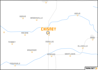 map of Chisney