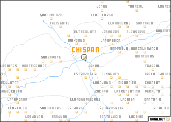 map of Chispán