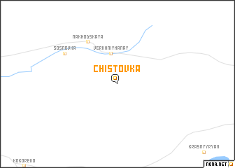 map of Chistovka