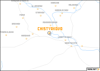 map of Chistyakovo