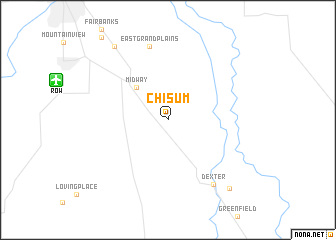 map of Chisum