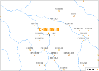 map of Chiswaswa