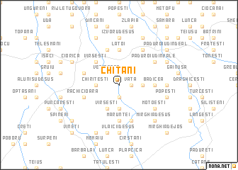 map of Chiţani