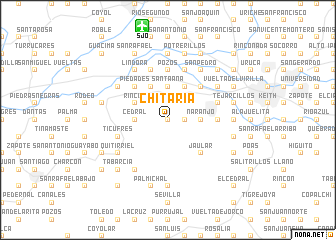 map of Chitaría