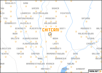 map of Chiţcani