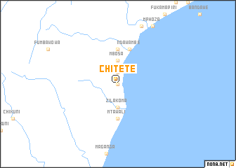 map of Chitete