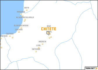 map of Chitete