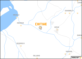 map of Chitiwe