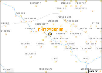map of Chitryakovo