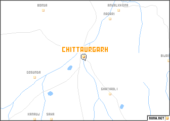 map of Chittaurgarh