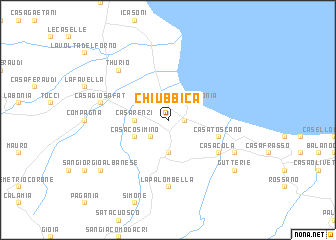 map of Chiubbica