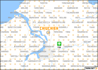 map of Chiu-chieh