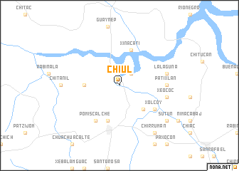 map of Chiúl