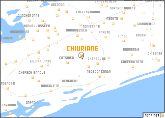 map of Chiuriane